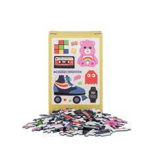 Load image into Gallery viewer, Mini Jigsaw - Retro 80&#39;s - 99 Piece Mini Jigsaw Puzzle - Happily Puzzles
