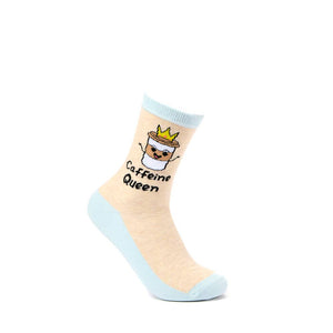 Ladies Caffeine Queen Socks - Urban Eccentric - Coffee lovers