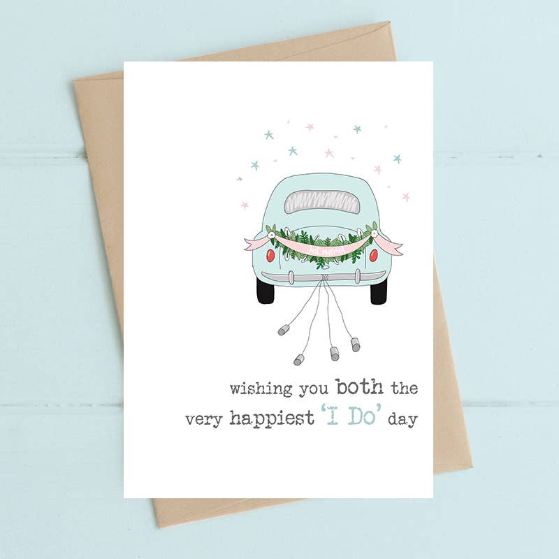 Wedding - Happy 'I Do' Day - Greetings Card - Dandelion Stationery