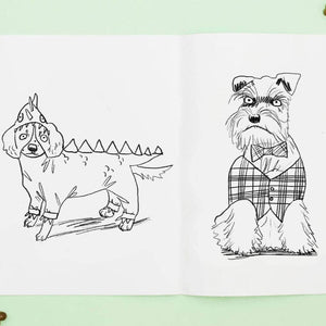 Doggy Dress-Up Colouring Book - Jo Clark Design - Dog lovers