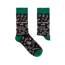 Load image into Gallery viewer, Best Teacher Ever Socks - Unisex Thank you Teacher Socks - Urban Eccentric
