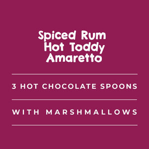 Boozy Hot Chocolate Spoon Gift Set - 3 Boozy Spoons - GNAW Chocolate