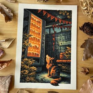 Window shopping - A4 print - Simon J Curd