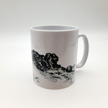 Load image into Gallery viewer, Mug - Cow and Calf Rocks - Pencil Drawn Illustration - Carbon Art
