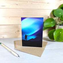Load image into Gallery viewer, Let&#39;s Chase the Aurora Together - greetings card - Or8 Design - Northern Lights
