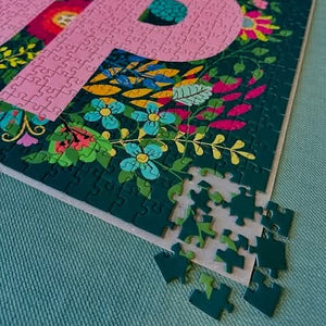 Jigsaw Puzzle - Yorkshire Themed Jigsaw - Ey Up Floral Design - JAM Artworks