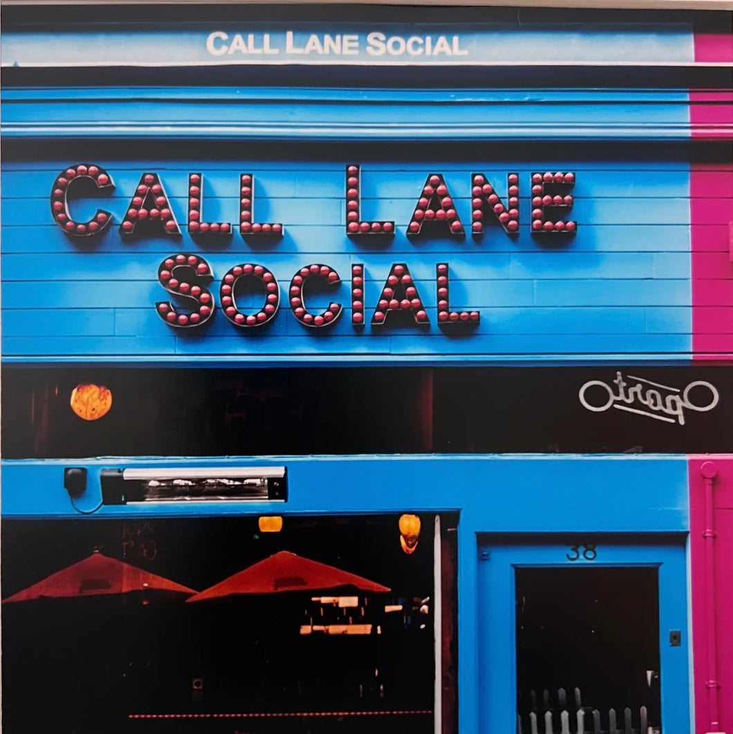 Call Lane Social Bar Photography Print - Square Print - RJHeald Photography