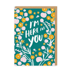 Greetings Card - I'm Here For You - OHHDeer