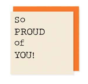 So Proud Of You! - Mini positivity Card - Hello Sweetie
