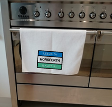 Load image into Gallery viewer, Tea Towels - Horsforth Road Sign - Yorkshire Gifts
