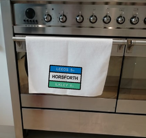 Tea Towels - Horsforth Road Sign - Yorkshire Gifts