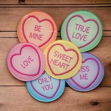 Load image into Gallery viewer, Love Heart Acrylic Coaster - Lots of sayings - The Crafty Little Fox
