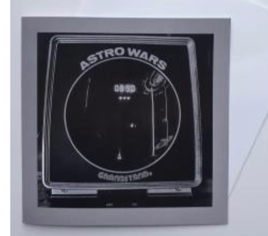 Astro Wars Vintage Game Card -  Greetings Card - RJHeald Photography