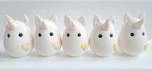 Unicorn - Rainbow Unicorn Polymer Clay Figure - Pins and Noodles