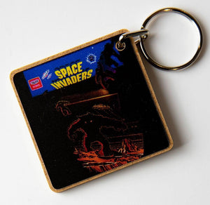 Keyring - Space Invaders Retro Arcade Game - RJHeald Photography