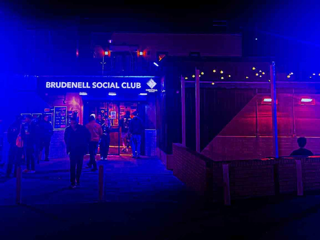 Brudenell Social Club Art print - Blue and Red - RJHeald Photography