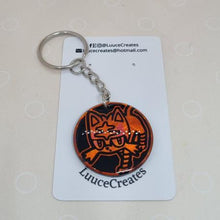 Load image into Gallery viewer, Pokemon Coin Keyring - Lots to Choose - Pokemon fans - Luuce Creates
