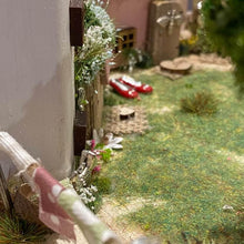 Load image into Gallery viewer, Wizard of Oz Inspired Wooden Cottage scene - COLLECTION ONLY - Tina's Lovely Creations
