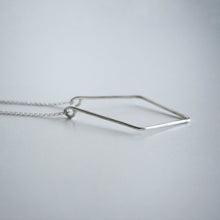 Load image into Gallery viewer, Geometric Ring Holder Necklace - Sterling Silver - Gemma Fozzard
