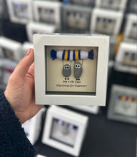 Load image into Gallery viewer, Leeds United Pebble Art Frame - Me And My Dad Marching On Together - Pebbled19 - Football Fans
