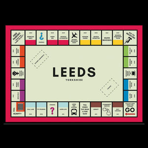 Leeds Monopoly Print - Yorkshire Gift Idea - The Yorkshire Print Company