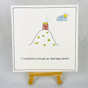 Congratulations on your New Home - Hand Finished Greetings Card - Musker-Sherwood Designs