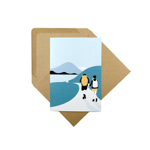 Last Walk Of Summer - greetings card - Or8 Design - valentines / anniversary card