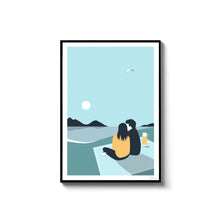 Load image into Gallery viewer, Coffee Break (At The Lake)- A4 Digital Print  - Or8 Design
