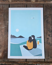 Load image into Gallery viewer, Coffee Break (At The Lake)- A4 Digital Print  - Or8 Design
