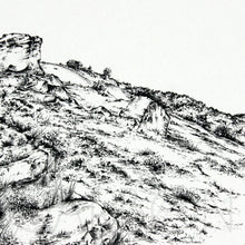 Load image into Gallery viewer, Otley Chevin - Pencil Drawn Illustration - Square Print - Carbon Art
