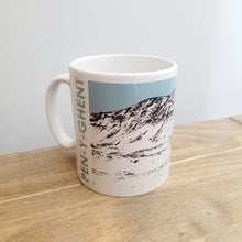 Load image into Gallery viewer, Mug - Pen Y Ghent - The 3 Peaks - Pencil Drawn Illustration - Carbon Art
