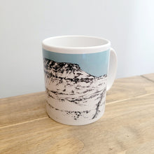 Load image into Gallery viewer, Mug - Pen Y Ghent - The 3 Peaks - Pencil Drawn Illustration - Carbon Art
