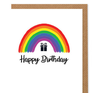 Happy Birthday - Rainbow Greetings card - Hello Sweetie