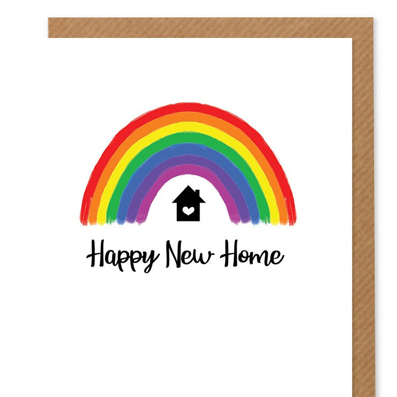 Happy New Home - Rainbow Greetings card - Hello Sweetie