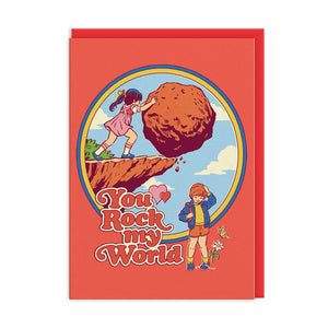 You Rock My World - Greetings card - Valentine / Anniversary - OHHDeer