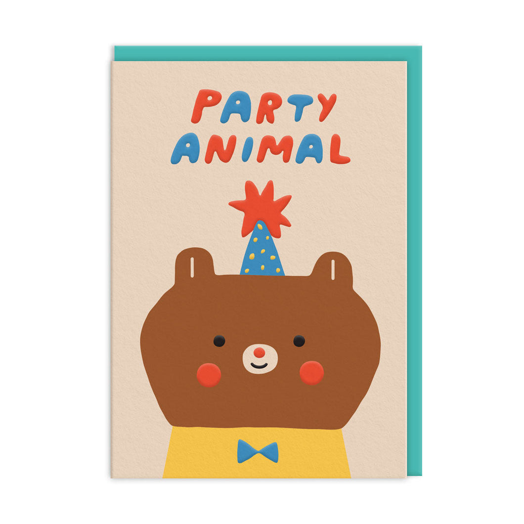 Party Animal - Birthday Greetings card - OHHDeer