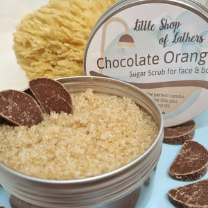 Sugar Scrub - Natural Exfoliator for face and body - Lots of flavours - Little Shop of Lathers