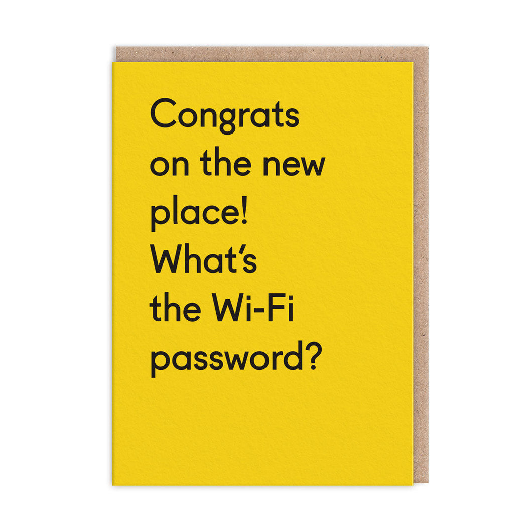 Congrats on the new place - OHHDeer - New Home Card