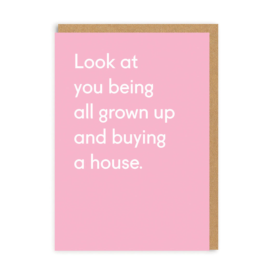 Look at you being all grown up and buying a house - OHHDeer - New Home Card