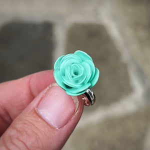 Paper Rose Flower Ring - Adjustable - Lots of Colours - Turn the Page Design