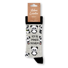 Load image into Gallery viewer, Total Panda Monium Socks - Unisex socks - Urban Eccentric - Panda Puns
