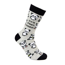 Load image into Gallery viewer, Total Panda Monium Socks - Unisex socks - Urban Eccentric - Panda Puns
