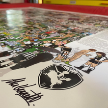 Load image into Gallery viewer, Newcastle United Mishmash – The History of the Toon in One Image - Nostalgia Print - The Mishmash Man
