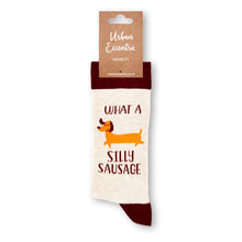 Load image into Gallery viewer, What a Silly Sausage Socks - Unisex socks - Urban Eccentric - Sausage Dog
