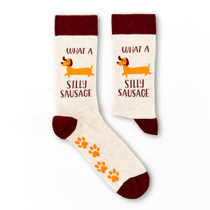 What a Silly Sausage Socks - Unisex socks - Urban Eccentric - Sausage Dog
