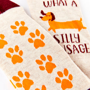 What a Silly Sausage Socks - Unisex socks - Urban Eccentric - Sausage Dog
