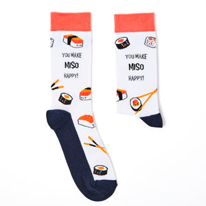 You Make Miso Happy Unisex socks - Urban Eccentric - Sweary Socks