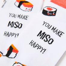 Load image into Gallery viewer, You Make Miso Happy Unisex socks - Urban Eccentric - Sweary Socks
