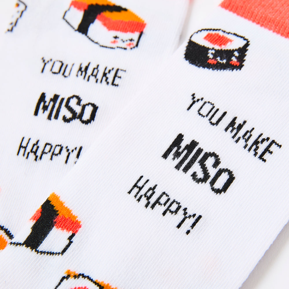 You Make Miso Happy Unisex socks - Urban Eccentric - Sweary Socks