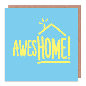 AwesHOME Greeting Card - New Home - Greeting Card - Whale & Bird